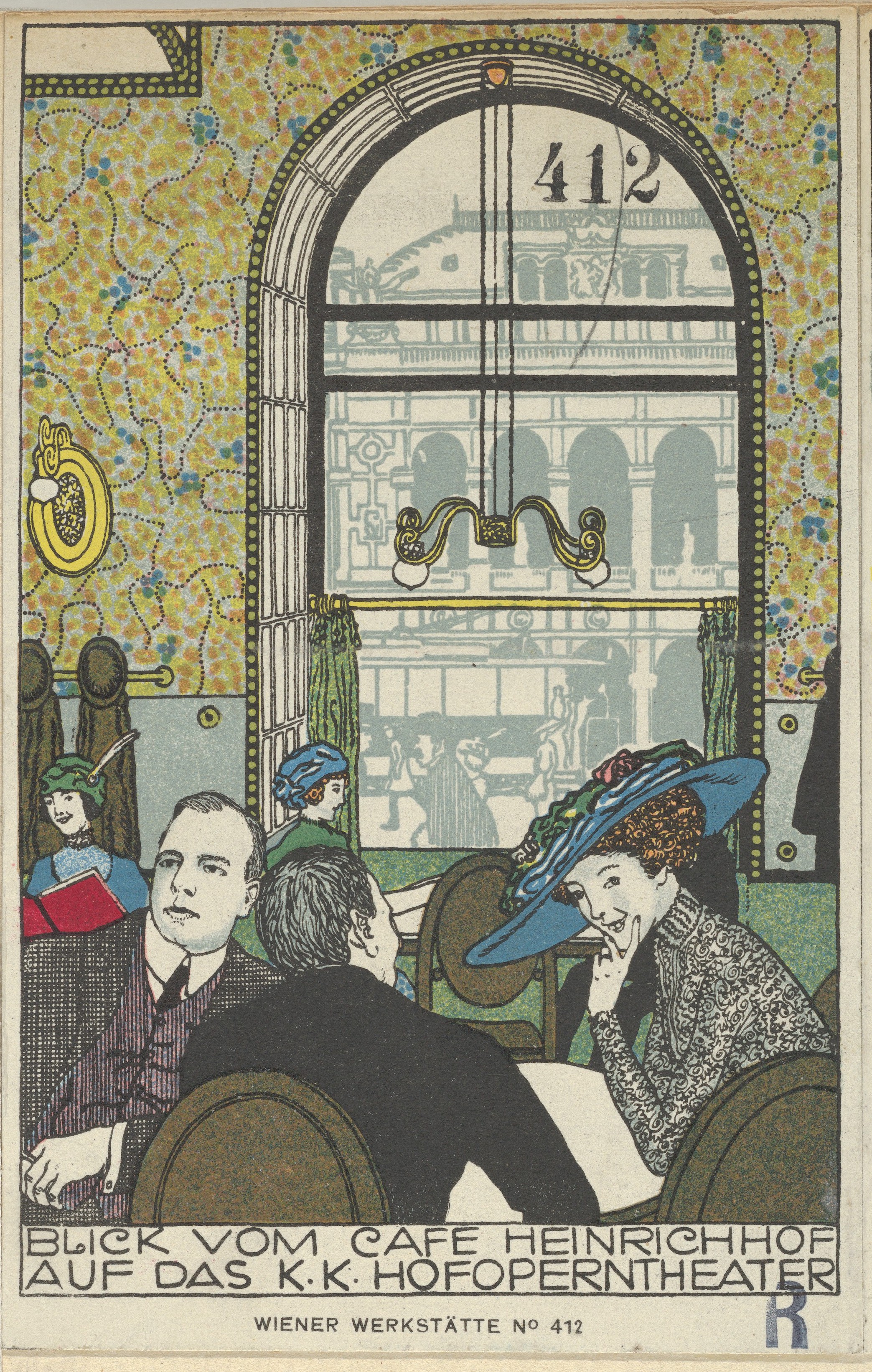 Gustav Kalhammer, View from Café Heinrichhof…, 1911. The Metropolitan Museum of Art, New York (WW.412). Open Access.
